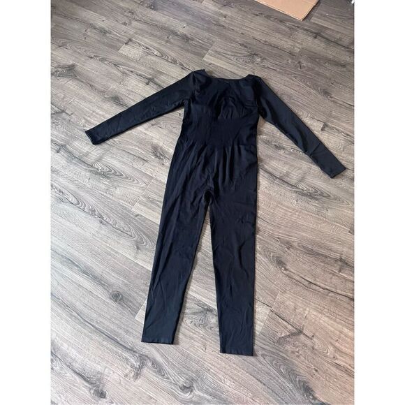 PINK LONG-SLEEVE SQUARE NECK ONESIE size XL - Picture 2 of 9